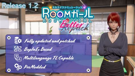 Room girl repack - Repack based on digital Switch release from Nintendo eShop: 2.7 GB The patch is installed v1.1.0 (v65536, 124 MB) Ryujinx emulator included (v1.0.7094, October 29, 2021, 47 MB) Added firmware Switch v13.1.0 (320 Mb) for Ryujinx 100% Lossless, NOT MD5 Perfect: the game files were decrypted to improve the size of the repack